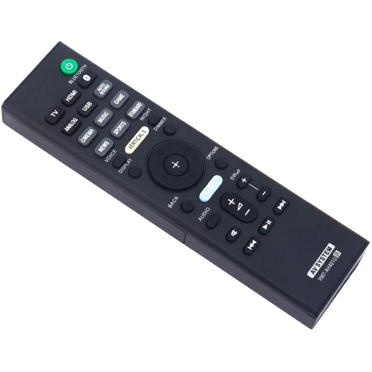 New RMT-AH401U Replacement Remote for Sony Soundbar HT-X9000F HTX9000F
