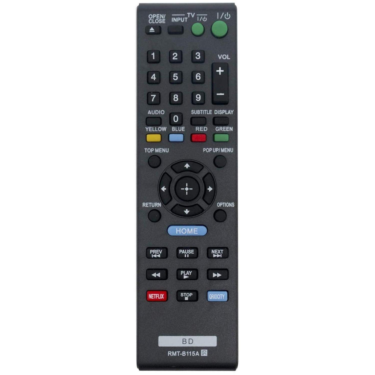 Young RMT-B115A Replacement Remote Control fit for Sony Blu-Ray Disc DVD Player BDP-S480 BDP-S2100 BDP-S280 BDP-S580 BDP-S380