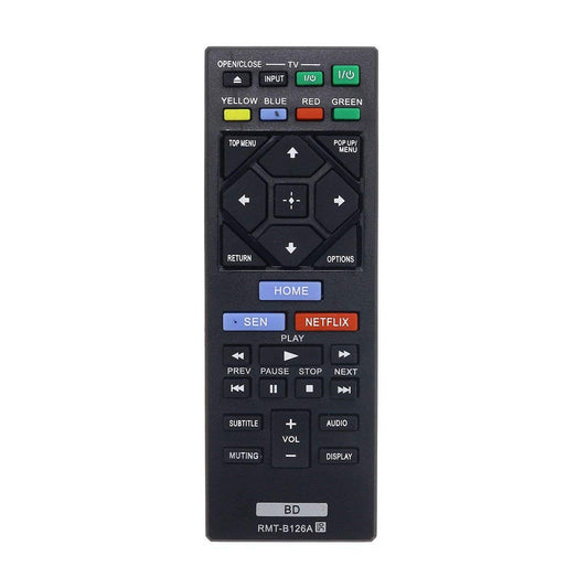 New RMT-B126A Remote Control Replacement for Sony Blu-Ray Disc DVD Player BDPBX120 BDPBX320 BDPBX520 BDPBX620 BDPS1200 BDPS2100 BDPS2200 BDPS3200 BDPS5200D BDPS6200