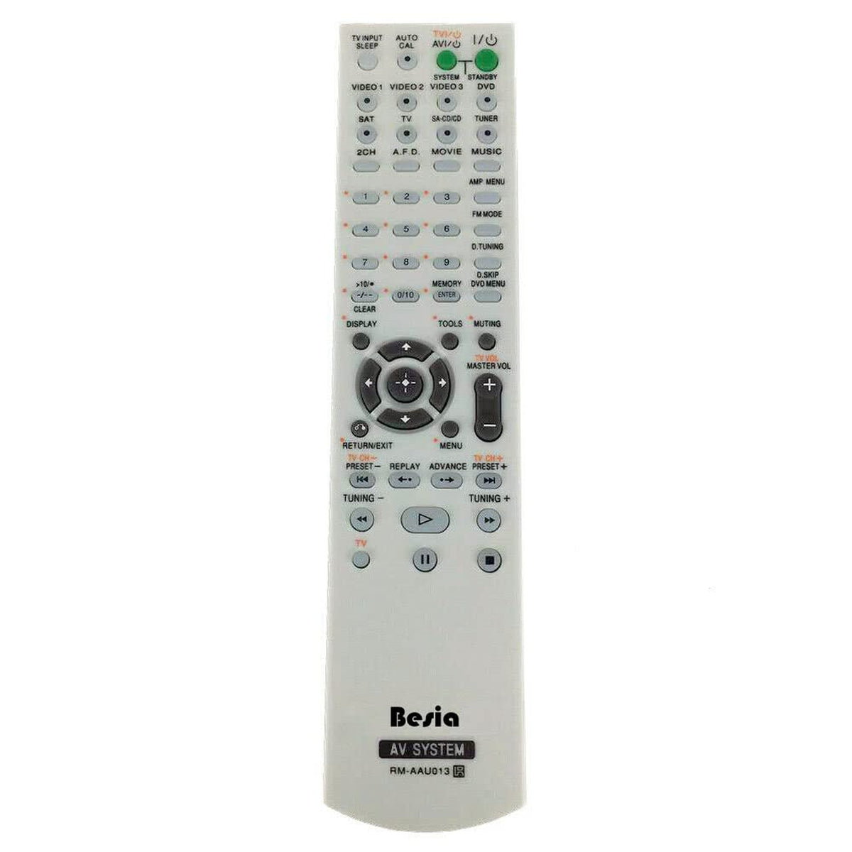 New RM-AAU013 Replaced Remote for Sony Home Theatre AV Receiver STR-DG510 STR-K790 HT-DDW795 SS-WP700 SS-SRP900 SS-CNP680 SS-MSP900 CTR-K790 HT-DDW685 HT-DDW790 HT-DDW795 STR-K1600 HT-DDW1600