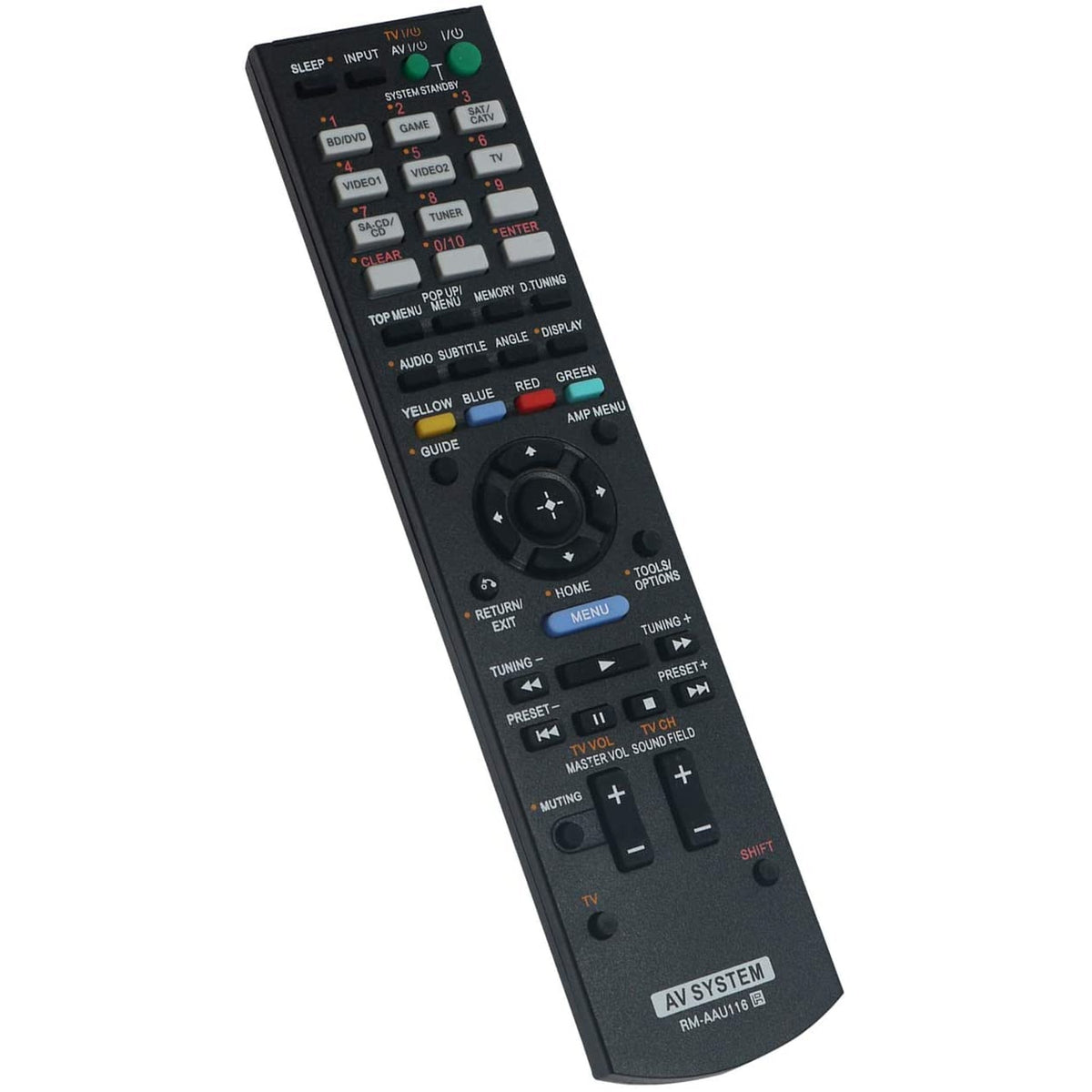 RM-AAU116 Replaced Remote for Sony AV Receiver System STR-DH740 STR-DH830 STR-DH550 STR-DH540B SS-SRP3500 HT-DDW3500