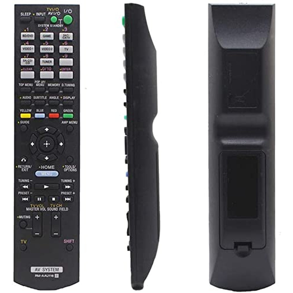 RM-AAU116 Replaced Remote for Sony AV Receiver System STR-DH740 STR-DH830 STR-DH550 STR-DH540B SS-SRP3500 HT-DDW3500