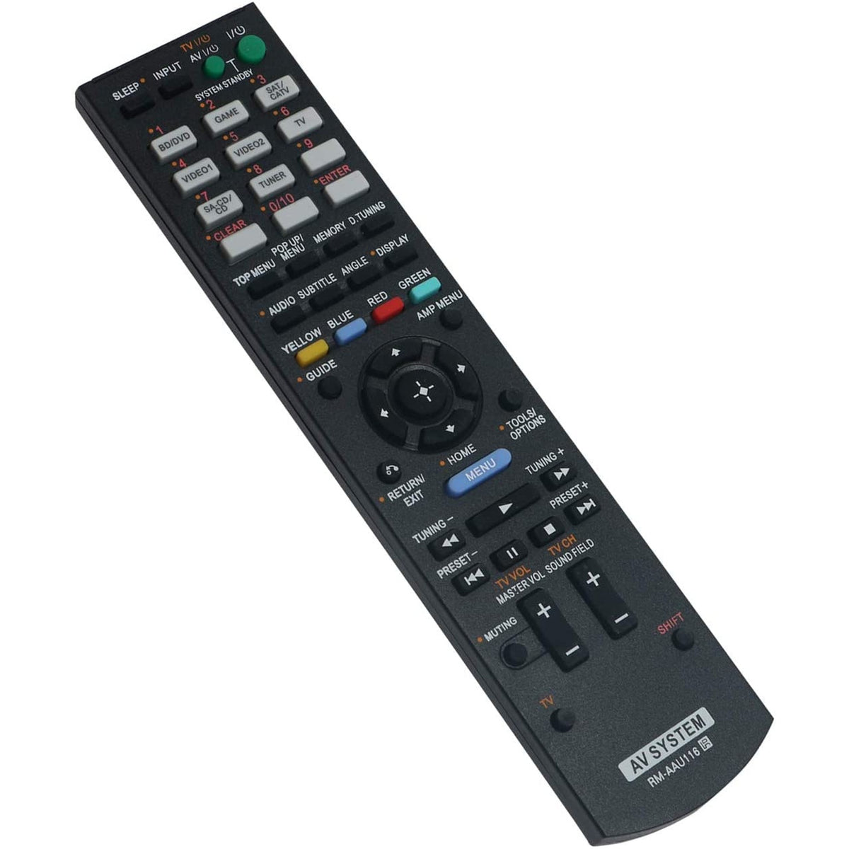 RM-AAU116 Replaced Remote for Sony AV Receiver System STR-DH740 STR-DH830 STR-DH550 STR-DH540B SS-SRP3500 HT-DDW3500