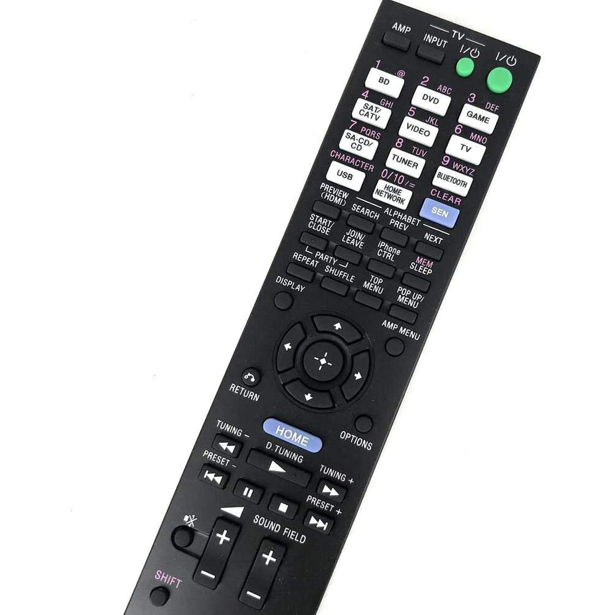 RM-AAU170 Replaced Remote Fit for Sony STRDN840 STR-DA4600ES STRDH540 STR-DH540 STR-CT550WT RM-AAU073 RM-AAU168 RMAAU169 RM-AAU120 RM-AAL008 RM-AAU154 149205111 Home Theater System