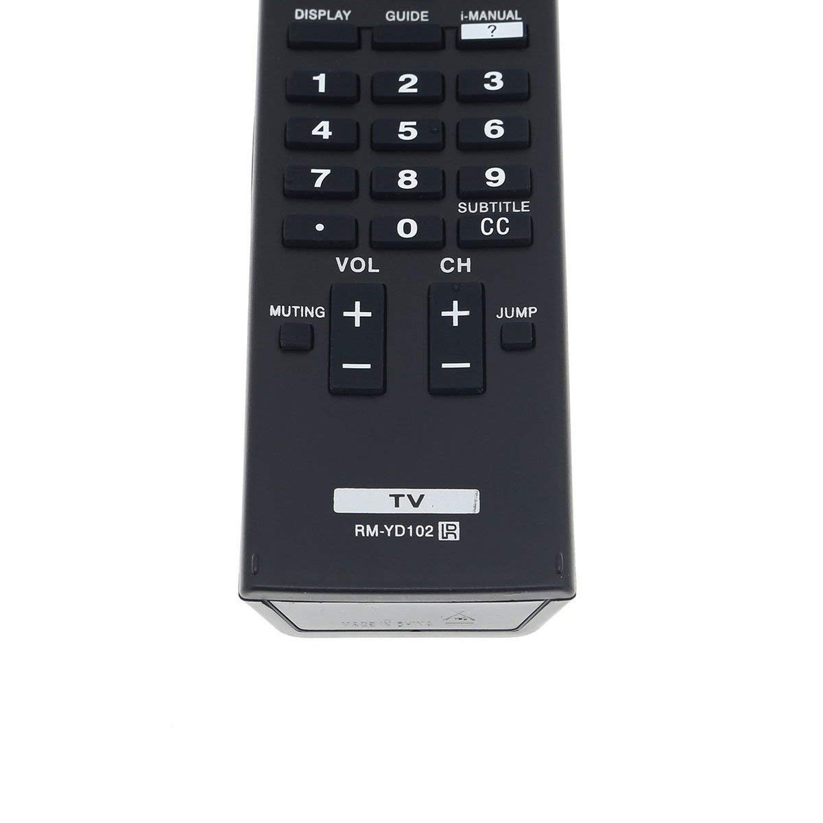 New RM-YD102 Replacement TV Remote Control for Sony Smart LED HDTV Television with 3D Button, Discover & Netflix Buttons