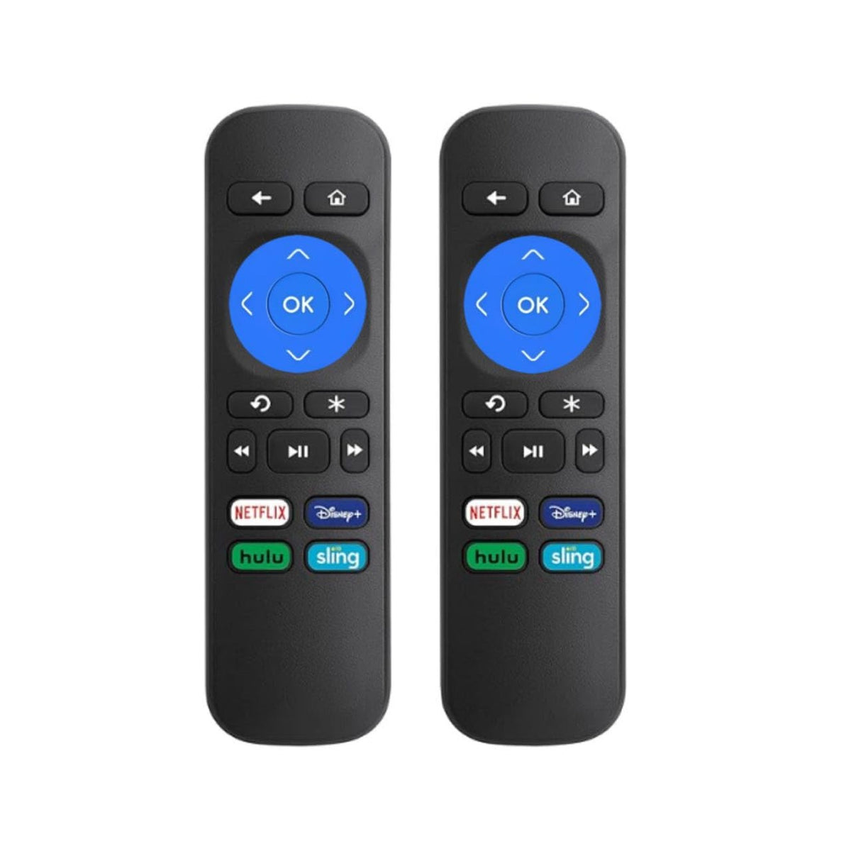 (2 Pack) Replaced Remote Compatible with ROKU Box, ROKU Express, ROKU Premiere, ROKU Player, ROKU 1 2 3 4 NOT for Any ROKU Stick or ROKU TV