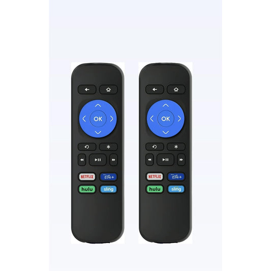 (2 Pack) Replaced Remote Compatible with ROKU Box, ROKU Express, ROKU Premiere, ROKU Player, ROKU 1 2 3 4 NOT for Any ROKU Stick or ROKU TV