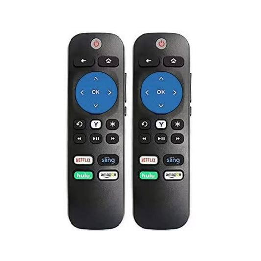 (2 Pack) Universal Replace Remote Control Compatible with TCL, Insignia, Onn, Sharp, Element, Westinghouse, Philips, JVC, RCA, Hitachi, Sanyo Roku TV Series
