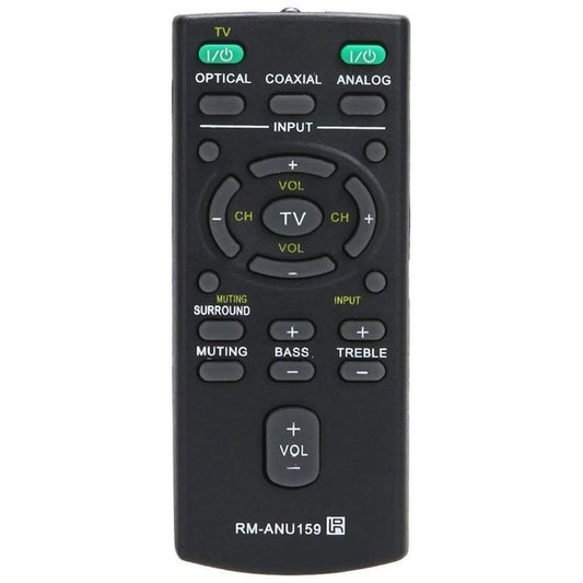 Young RM-ANU159 Replacement Sound Bar Remote Control fit for Sony Soundbar HT-CT60/C SA-CT60 SS-WCT60 HT-CT60 HTCT60 SACT60 HTCT60C SSWCT60