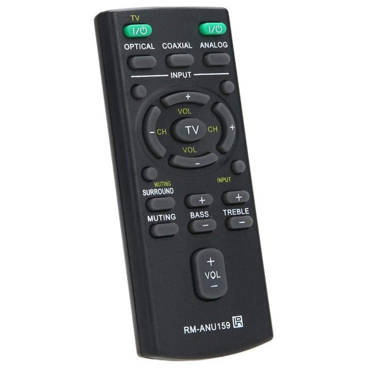 Young RM-ANU159 Replacement Sound Bar Remote Control fit for Sony Soundbar HT-CT60/C SA-CT60 SS-WCT60 HT-CT60 HTCT60 SACT60 HTCT60C SSWCT60