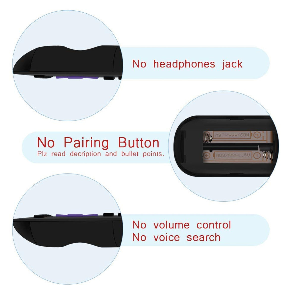 Young New Replaced Remote Control for Roku 1 Roku 2(HD XD XS) Roku 3 Roku LT HD XD XDS Roku N1 Roku Express Roku Express+ with Netflix Rdio Amazon Sling, DO NOT Support for Roku Stick or Roku TV