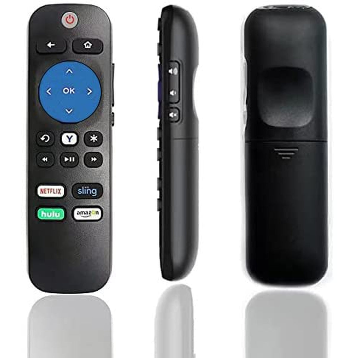 Young Universal ROKU IR Learning Remote for All Roku Player and Roku TV, Compatible with Roku 1, 2, 3, 4 (HD, LT, XS, XD), Roku Express with Samsung, Vizio, LG, Sony TV for Power and Volume Buttons