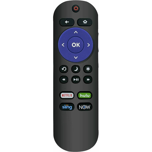 New Replacement Remote fit for Sharp ROKU TV LC-24LB601U LC-40LB601U LC-50LB601U with Netflix Hulu Now Sling App Keys