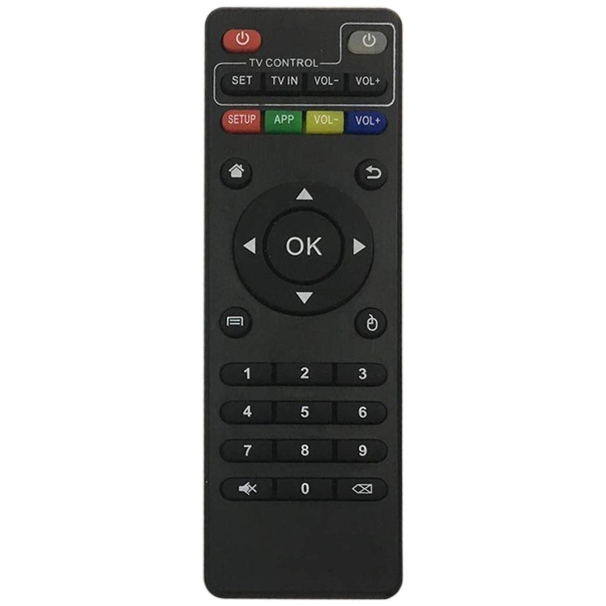 Young Replacement Remote Control Controller for Android TV Box MXQ, MXQ PRO, MXQ-4K, M8S, M8N, T95, T95M, T95N, T95X, X96, X96mini, H96, H96 Pro, Black