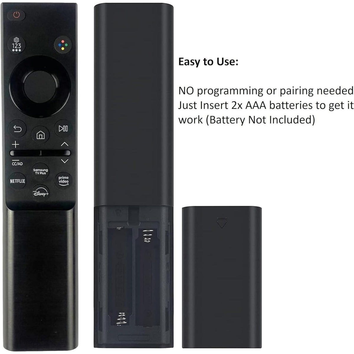 (Upgrade) Besia Universal Remote Control BN59-01388A for All Samsung Smart QLED NEO LED Smart TVs (Pack of 2)