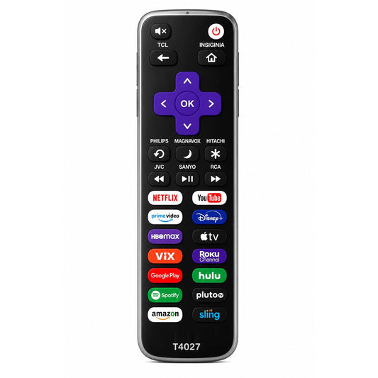 Universal Remote Control T4027 fit for All Roku TV and Roku Box （Not for Roku Stick）
