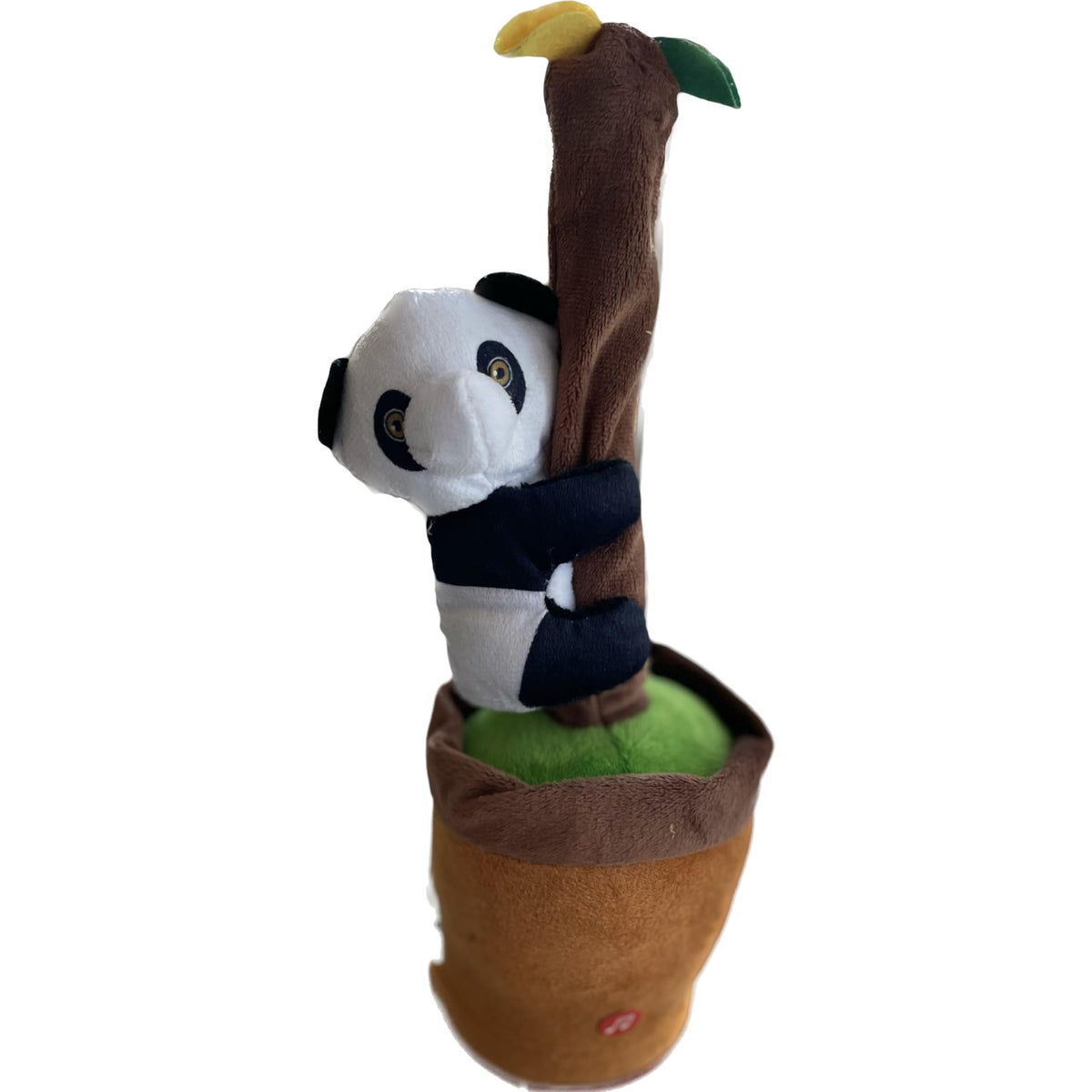 Besia Dancing Animal Mimicking Toy,Talking Repeat Singing Sunny Animal Toy 120 Pcs Songs for Baby 15S Record Your Sound Sing+Dancing+Recording+LED (Talking Climbing Panda)