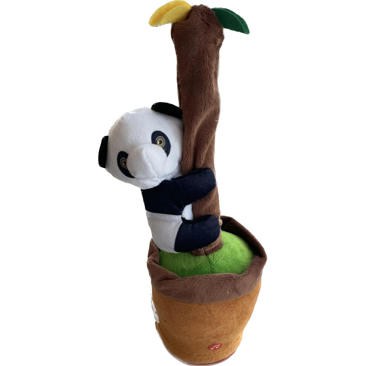 Besia Dancing Animal Mimicking Toy,Talking Repeat Singing Sunny Animal Toy 120 Pcs Songs for Baby 15S Record Your Sound Sing+Dancing+Recording+LED (Talking Climbing Panda)