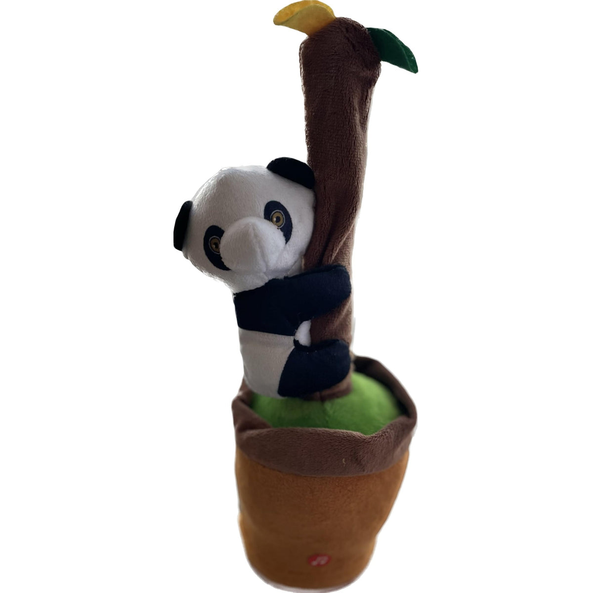 Besia Dancing Animal Mimicking Toy,Talking Repeat Singing Sunny Animal Toy 120 Pcs Songs for Baby 15S Record Your Sound Sing+Dancing+Recording+LED (Talking Climbing Panda)