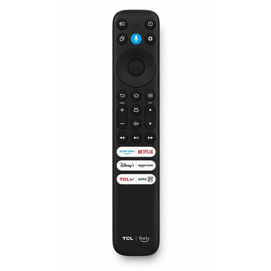 OEM RC813 / CMB1 Voice Remote for TCL Amazon Tv, Compatible with TCL Q550F | Voice | Netflix | Prime Video | TCLtv+ | Disney+ | Amazon Music | Apps- G0401-000249
