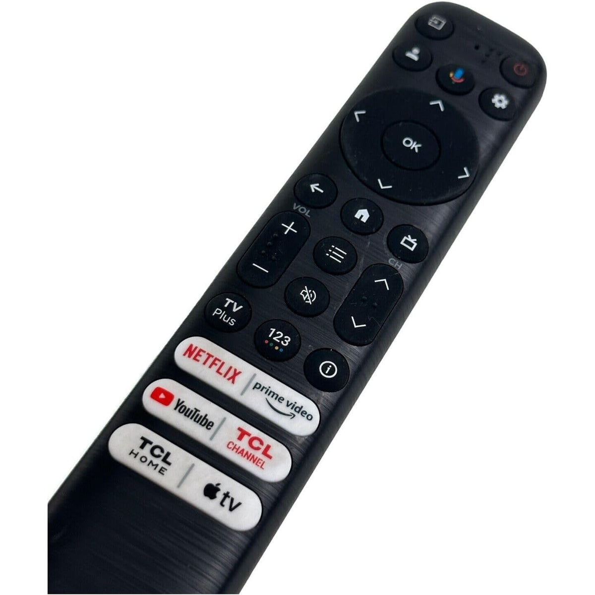 (Upgrade) Besia RC813 Replacement Remote for All TCL Android/Google TVs, Compatible with Q/S/FHD/UHD/QLED Series （No Voice Command）