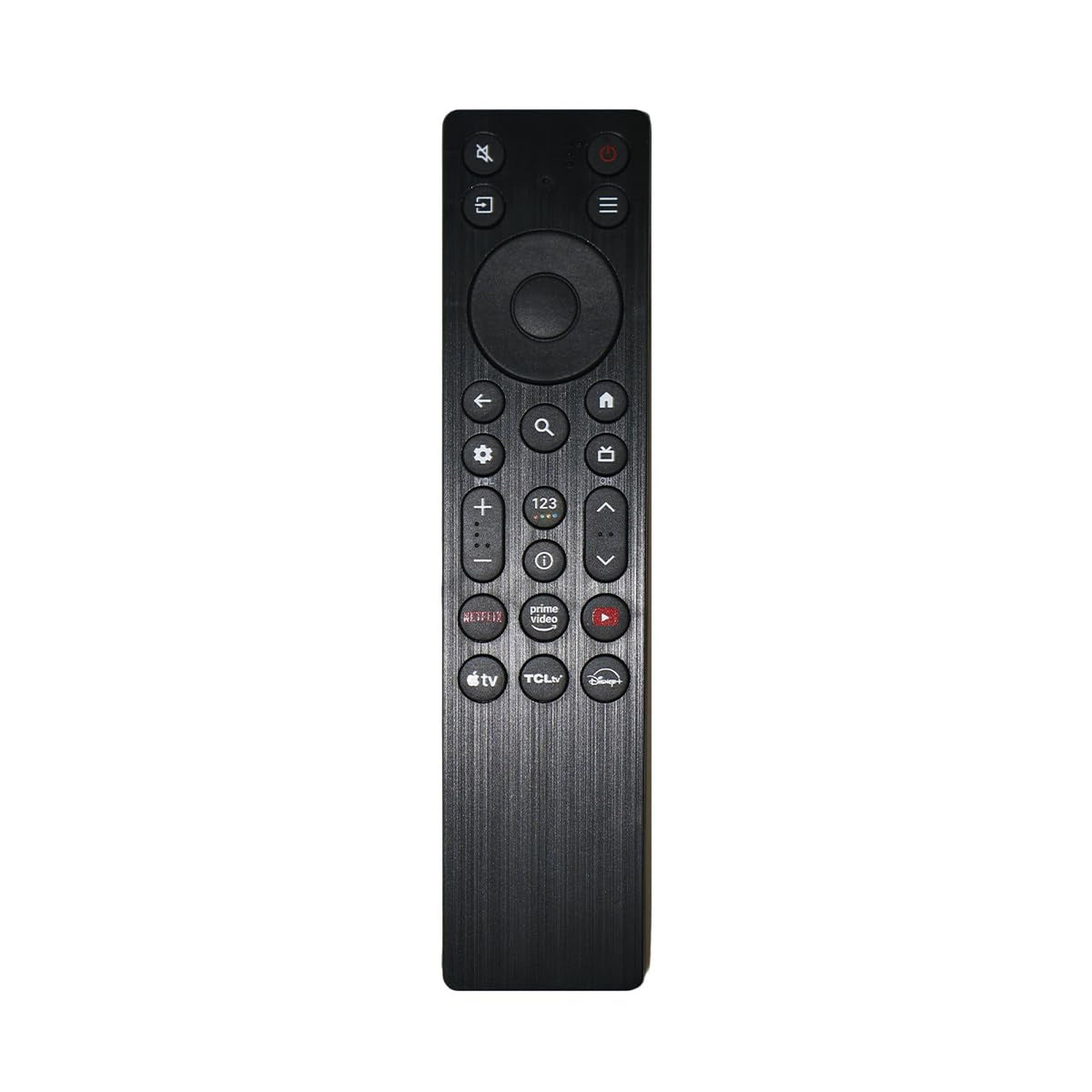RC923V Replacement Remote Control for TCL QLED + QLED Mini Google TV's, Series QM5K, QM6K, QM7K, Q77K - PN: G0401-000267 (NO Voice Function)