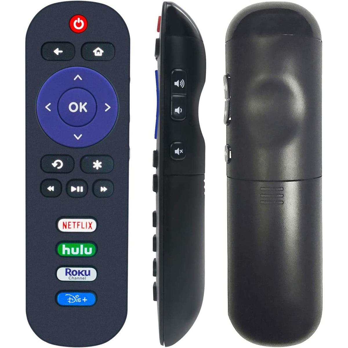 RC280 Universal Remote for TCL-Roku-TV-Remote, for All TCL 32" 40" 43" 48" 49" 50" 55" 65" 75" 85" Roku TV with Netflix, HULU, ROKU-Channel, Disny+ Button (No Steup Required)