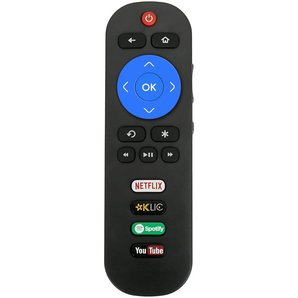 Young Replacement Remote Control for TCL Roku TV 43S425 32S327 50S425 55S425 65S425 75S425 43S525 50S525 55S525 65S525 65S405 65S401 55S401 43UP120 32S301 40S303 43S303 43S403