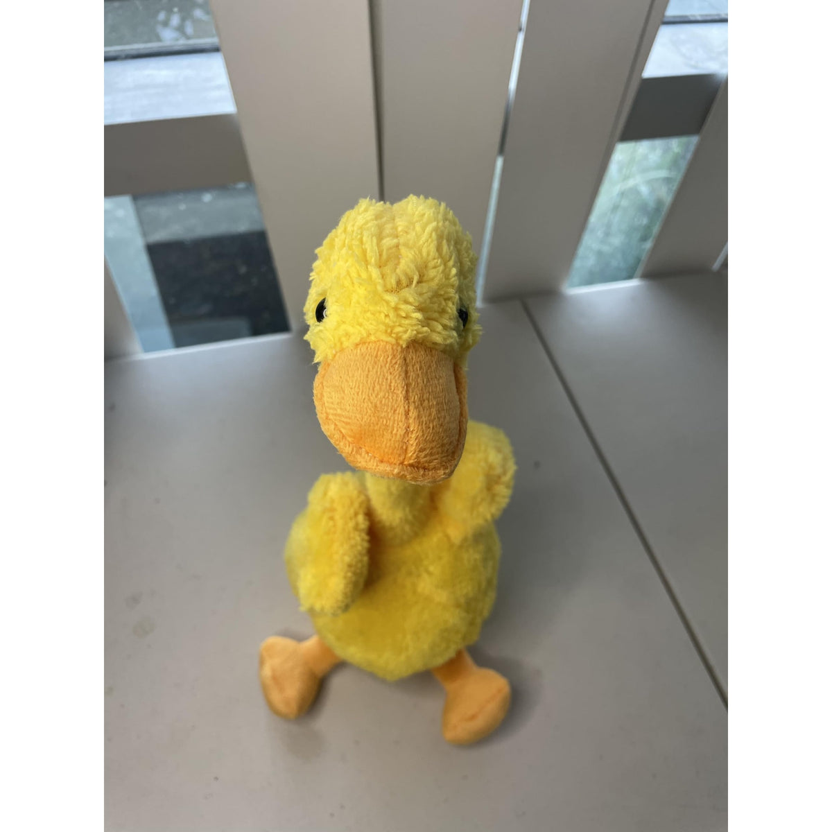 Besia Dancing Animal Mimicking Toy,Talking Repeat Singing Sunny Animal Toy 120 Pcs Songs for Baby 15S Record Your Sound Sing+Dancing+Recording+LED (Talking Yellow Duck)