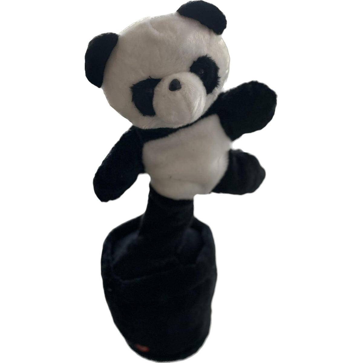 Besia Dancing Animal Mimicking Toy,Talking Repeat Singing Sunny Animal Toy 120 Pcs Songs for Baby 15S Record Your Sound Sing+Dancing+Recording+LED (Talkig Cute Panda)