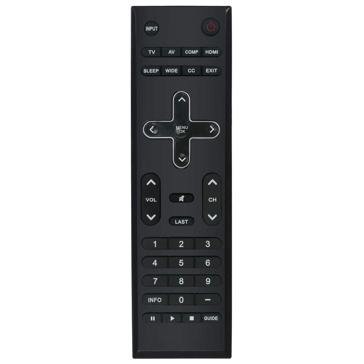 Young VR10 Remote Control Replacement fit for Vizio TV E190VA E220MV E220VA E260MV E260VA E321VA E370VA E371VA E420VA E421VA M190VA M220VA M260VA