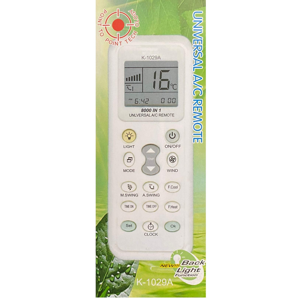 Universal A/C Air Conditioning Remote Control Air Conditioner(8000 in 1) for Mitsubishi Toshiba HITACHI FUJITSU Daewoo LG Sharp Samsung ELECTROLUX SANYO AUX GREE HAIER Huawei Air Condition