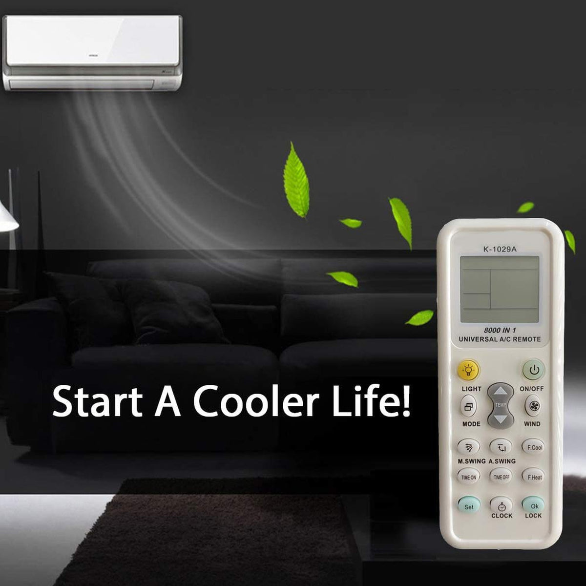 Universal A/C Air Conditioning Remote Control Air Conditioner(8000 in 1) for Mitsubishi Toshiba HITACHI FUJITSU Daewoo LG Sharp Samsung ELECTROLUX SANYO AUX GREE HAIER Huawei Air Condition