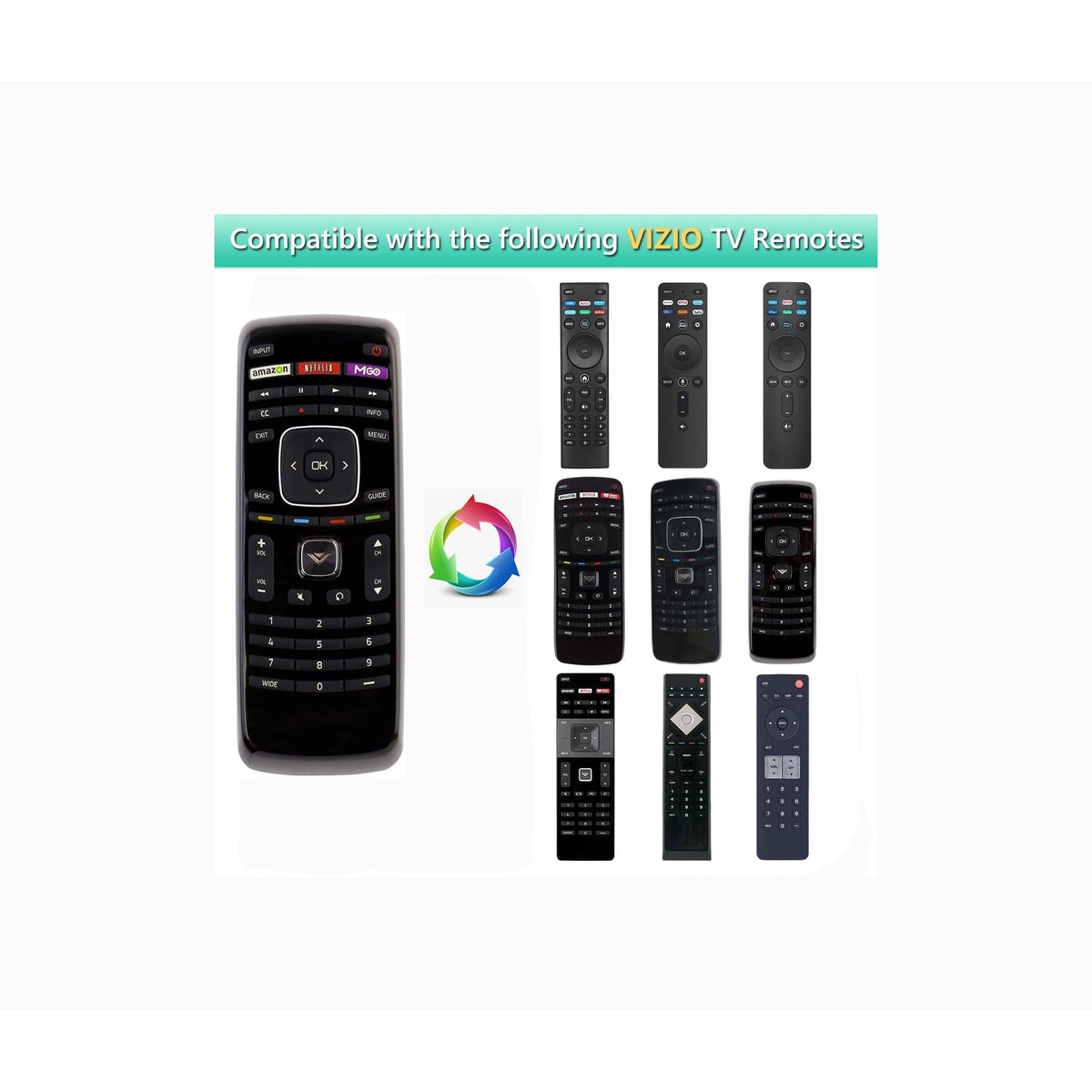 New Vizio Universal Remote Control for All VIZIO Brand TV, Smart TV - 1 Year Warranty