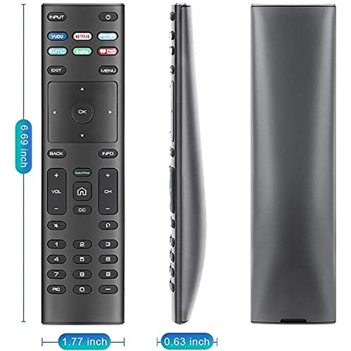 Young XRT136 Universal Replacement Remote Control Compatible with All Vizio-Remote-Control Vizio LCD LED QLED HD 4K UHD HDR SMARTCAST Smart TVs Include D-Series E-Series M-Series P-Series V-Series