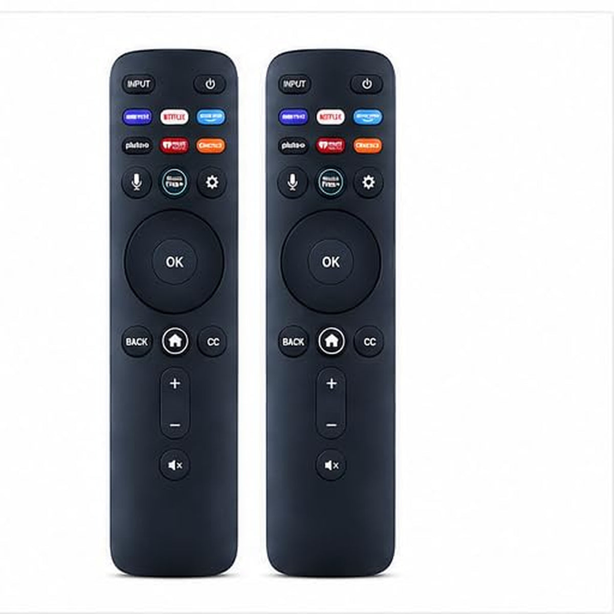 [2 Packs] Universal Vizio Remote XRT260 （No Voice ）Fit for All VIZIO Smart TV Smartcast 4K P-Series V-Series D-Series M-Series XRT136 XRT140 with Hbomax,Netflix,PrimeVideo,Plutotv,iHeartRadio,Crackle