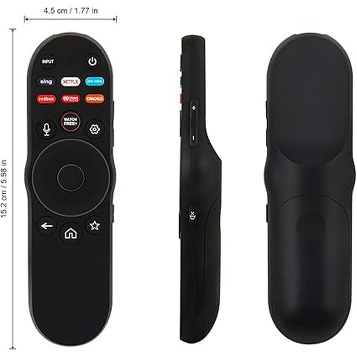 XRT270 Replacement Remote Control Compatible with VIZIO Smart TV V4K86C-0804 V435M-K04 V505M-K09 V555M-K01 V585M-K01 V655M-K03 V655M-K04 V705M-K03 V755M-K03 V755x-K04 V435-J01 (No Voice Function)