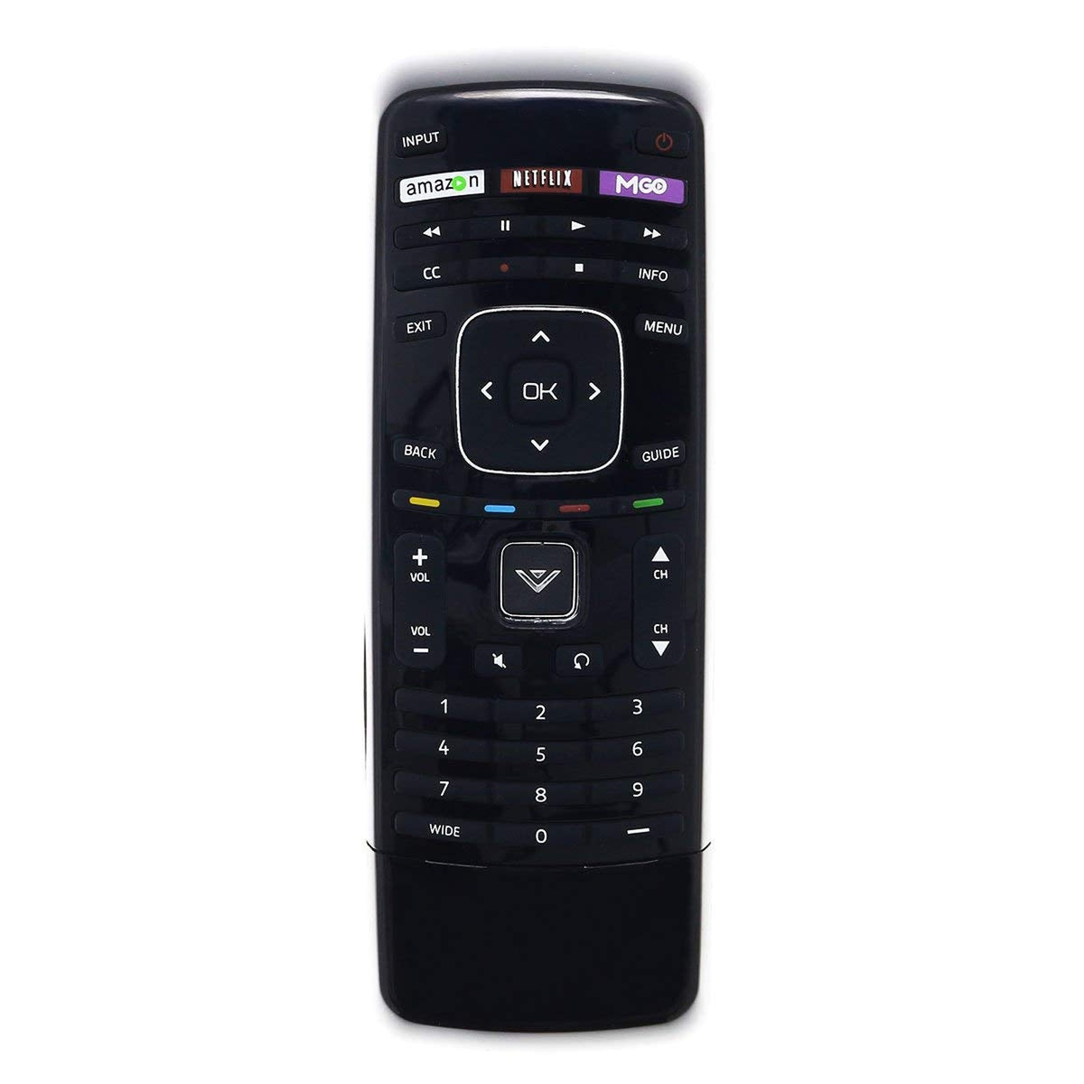 Young XRT500 QWERTY Keyboard with Back Light Remote fit for VIZIO M43-C1 M49-C1 M50-C1 M55-C2 M60-C3 M65-C1 M70-C3 M75-C1 M80-C3 M322I-B1 M422I-B1 M492I-B2 M502I-B1 M552I-B2 M602I-B3 M652I-B2 M702I-B3