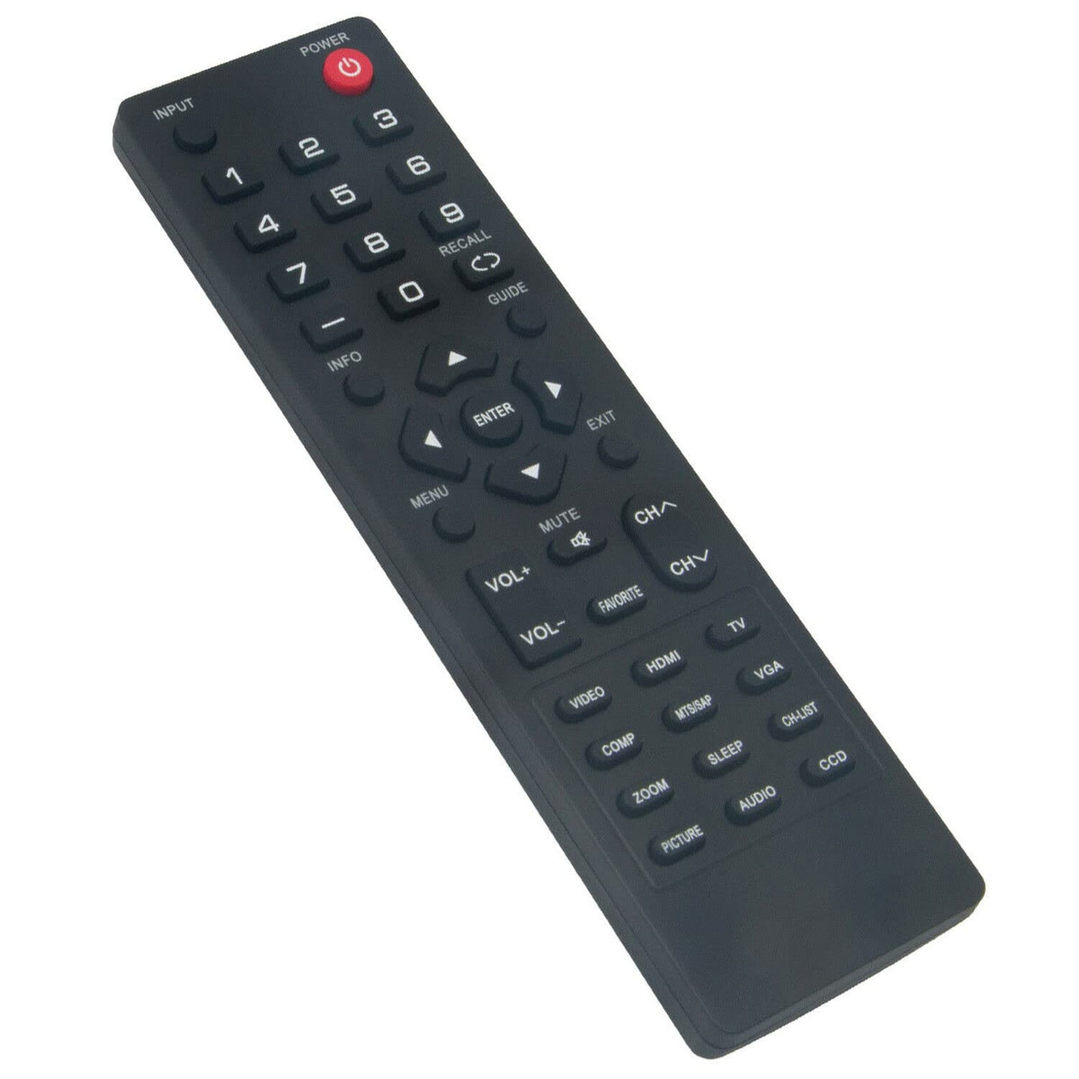 ZRC-400 Replaced Remote for Dynex TV DX-­46L261A12 DX-­46L262A12 DX-­46L262A12A DX-­37L200A12A DX-40L130A11 DX-40L150A11 DX-­40L261A12 DX-­42E250A12 DX-46L150A11 DX-46L260A12
