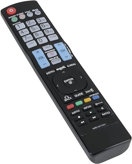 New AKB72914257 Replacement Remote for LG TV 50PV400 50PK550 32LM6200 37LM6200 47LE5510 47LD650 50PV400 50PK550