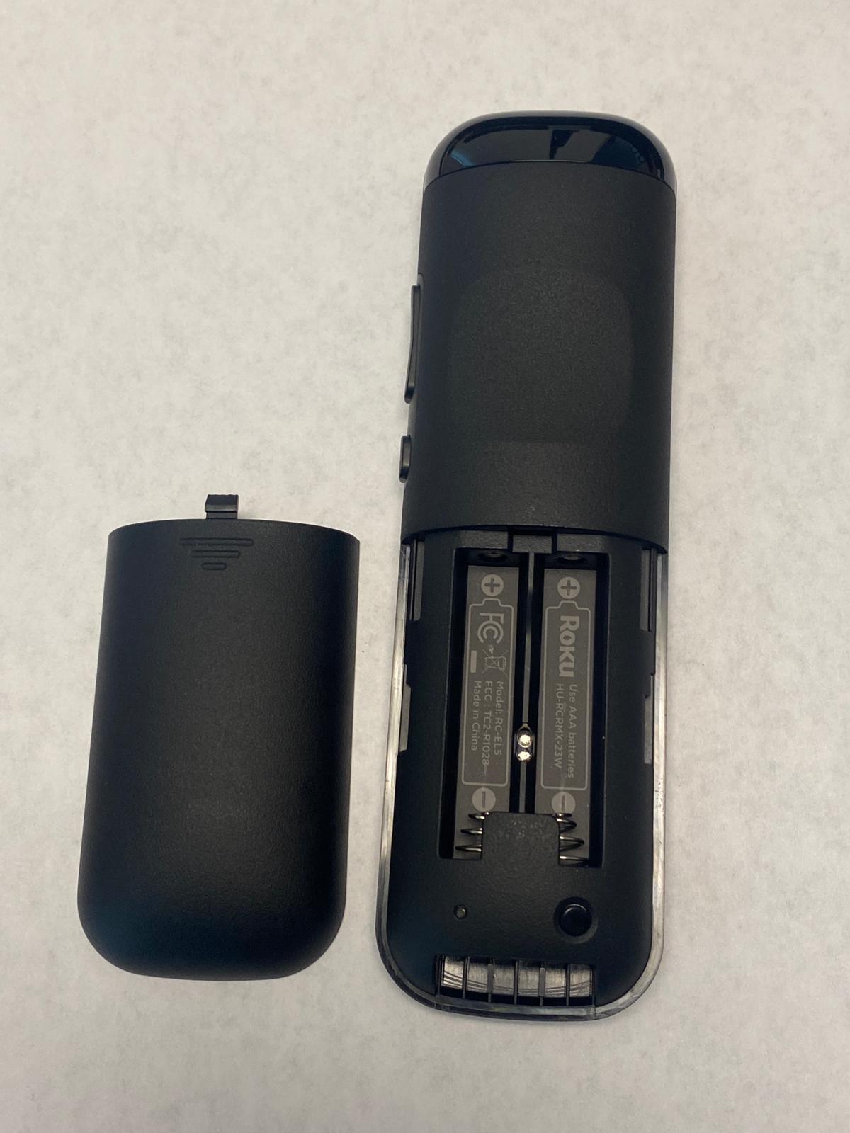 ROKU OEM Original HiSense Voice Control Remote Control Compatible with HiSense ROKU TVs (needs pairing), requires 2 AAA batteries (not included)