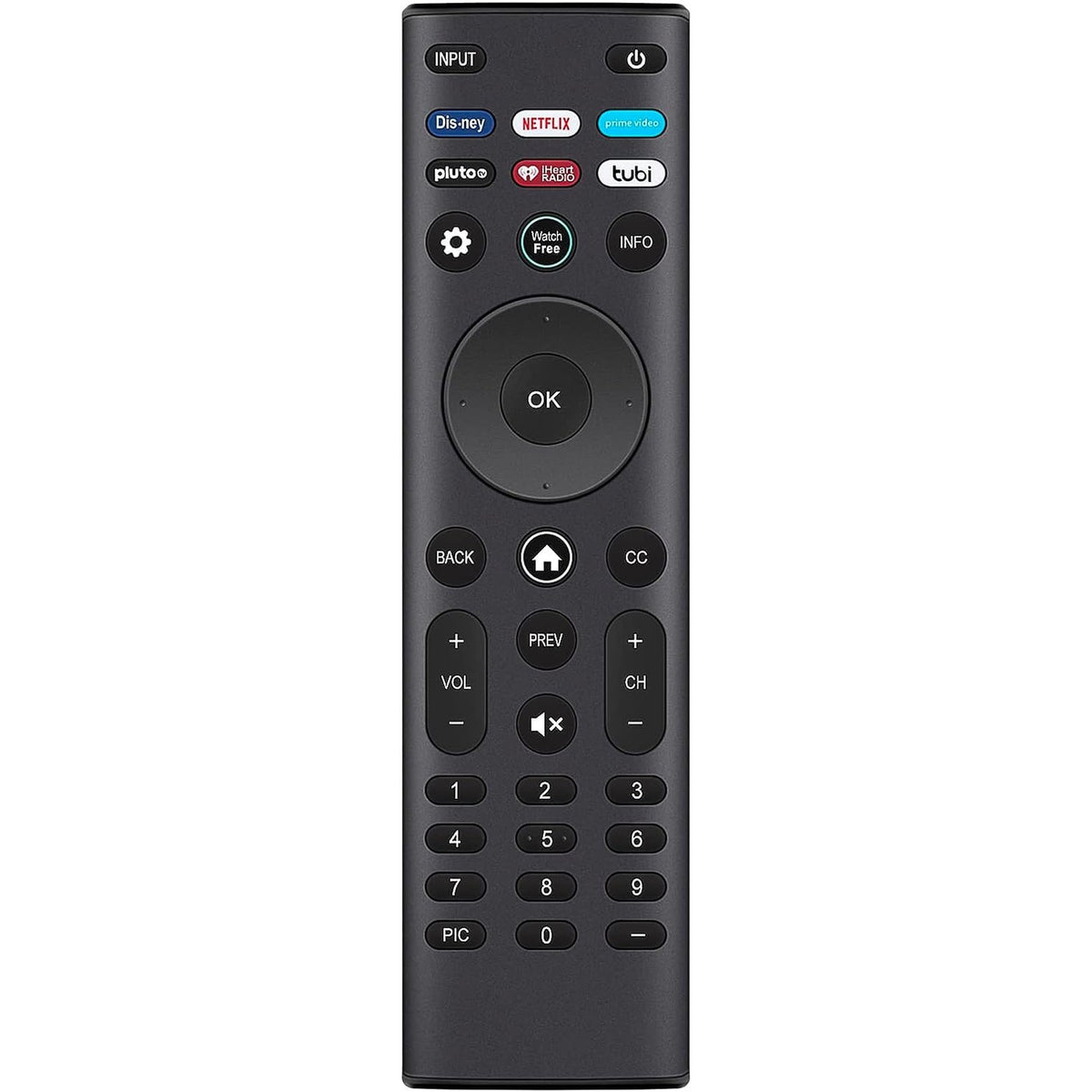 BESIA Universal TV Remote XRT-140 Compatible with All VIZIO LED LCD HD 4K UHD HDR Smart TVs