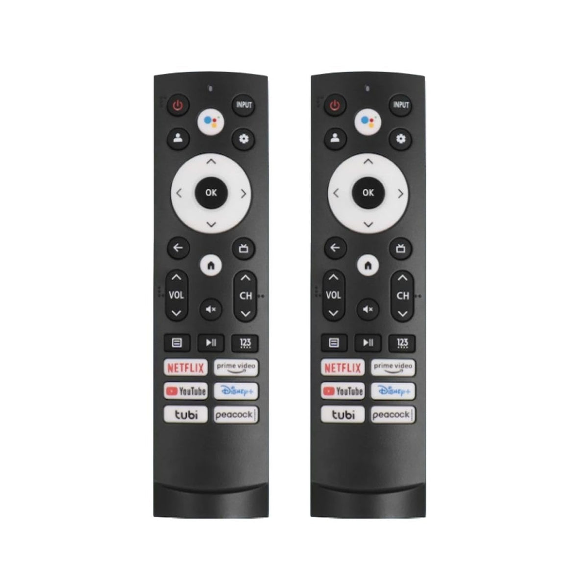 (2 Pack) ERF3M90H IR Replacement Remote Control for Hisense Google TV and Hisense Android TV (No Voice Function)