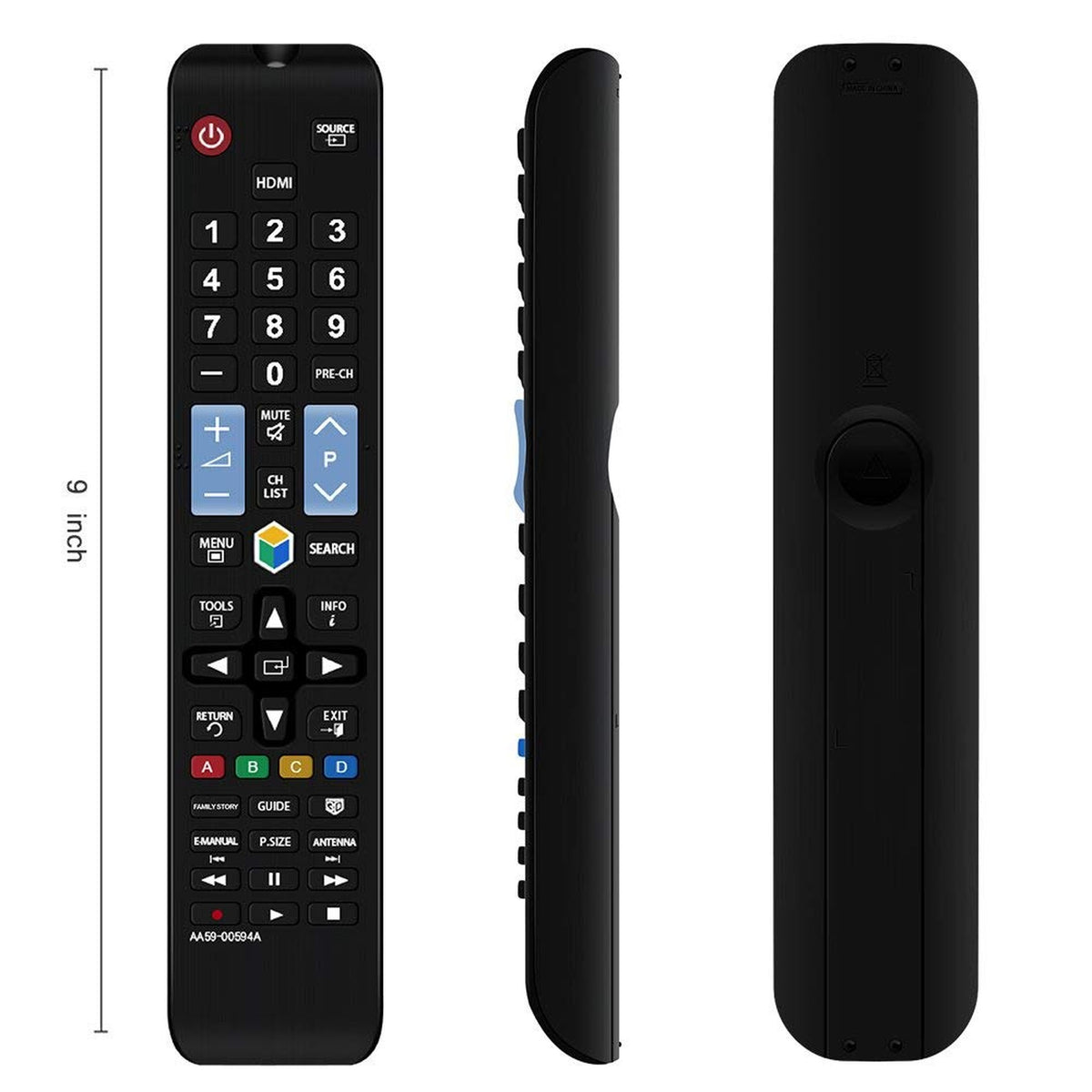 Young Compatible Replacement Remote for Samsung AA59-00594A Remote(3D/ Smart TV/HDTV/LCD/LED/TV), Applicable AA59-00619A AA59-00622A AA59-00603A AA59-00579A