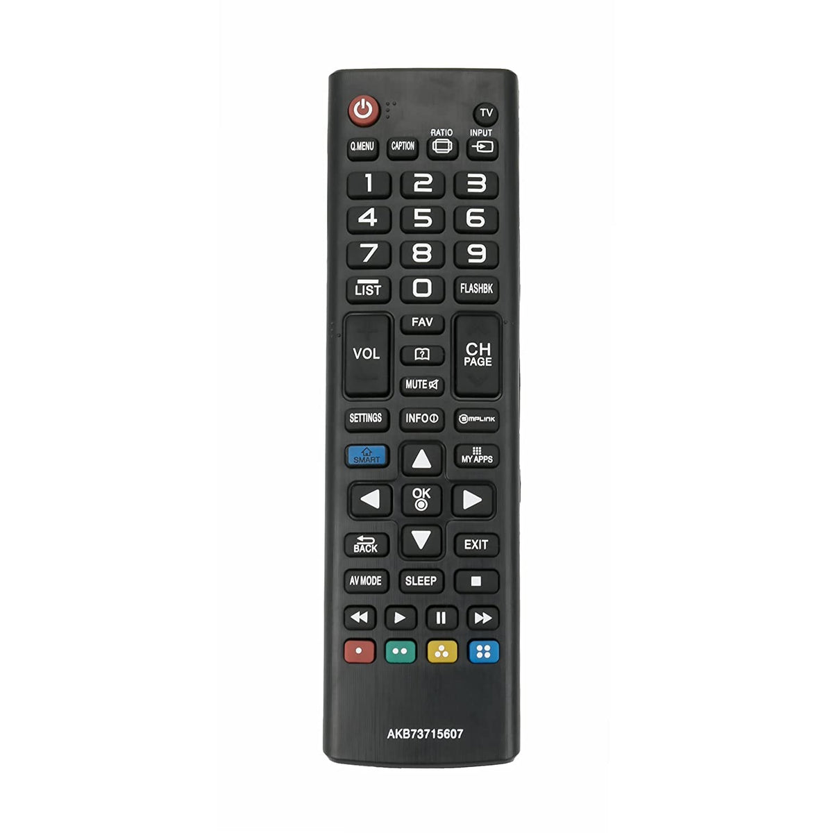 AKB73715607 Replaced Remote fit for LG TV 39LN5750 42LN5200 32LN570B 50LN5710 47LN5710 47LN5700 50LN5700 60PB6600 60PB6900 50PB6650 60PB6650 50PB6600 32LN530B 39LN5300