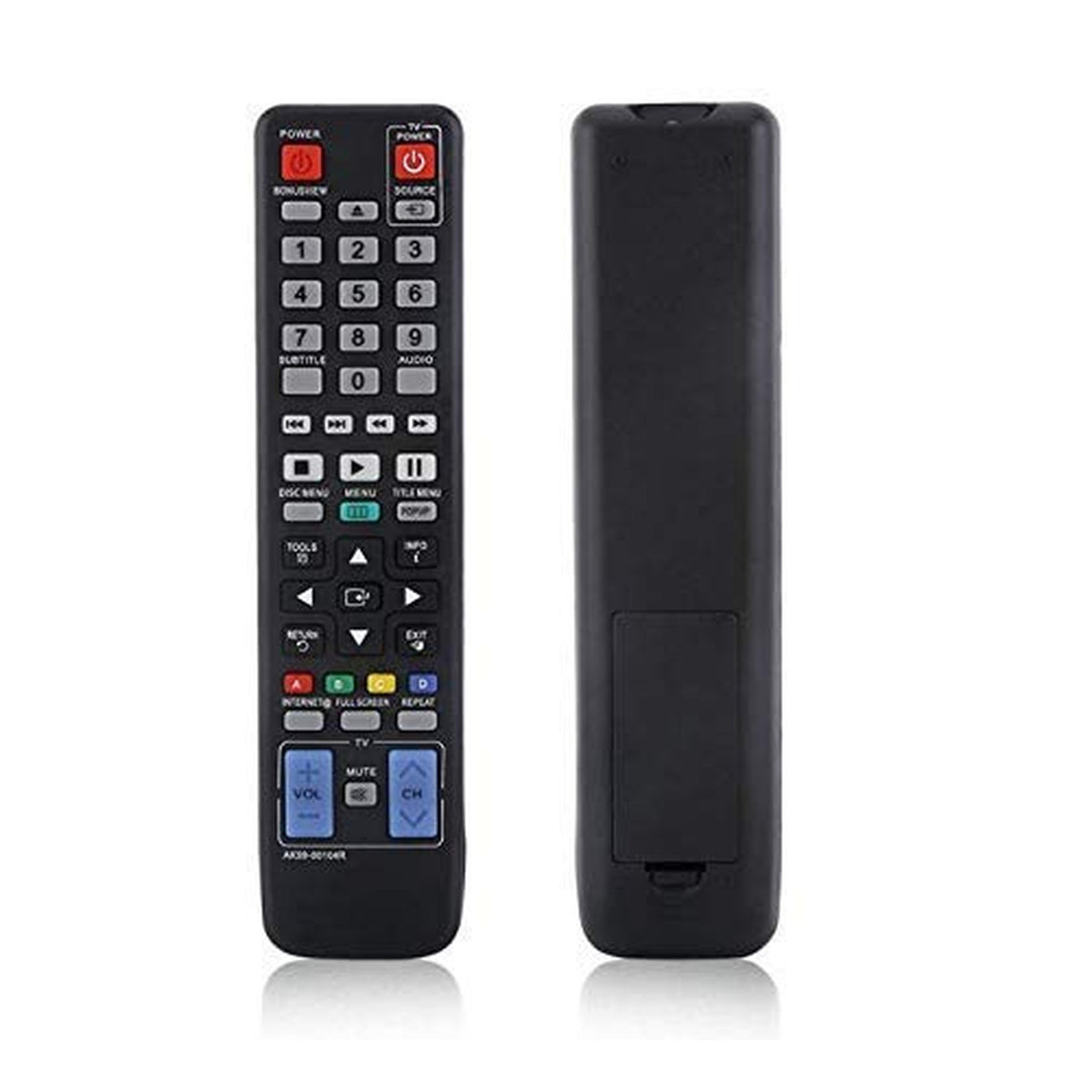 AK59-00104R Replacement Blu-ray Remote Control for Samsung Bluray/DVD Player BD-C6500 BD-C5500 BD-D6500/ZA BD-D6100C/ZA BD-P1580 BD-P1590M BD-P1595 BD-P1600 BD-C6800/XAA BD-C6600/XAA BD-C6900 BD-C5900