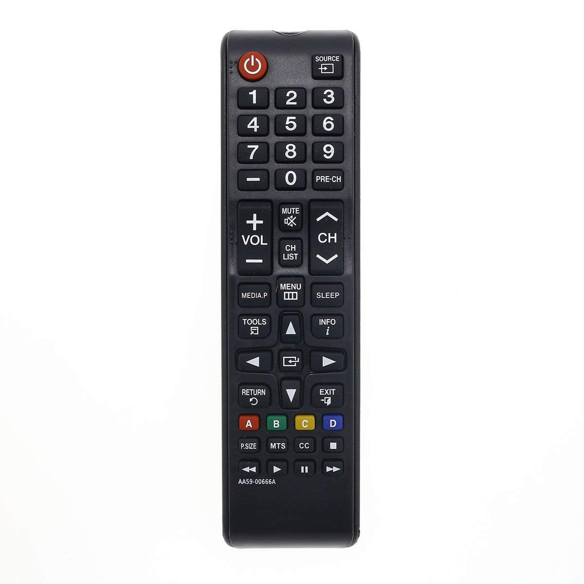 Young AA59-00666A TV Remote Compatible Replacement for Samsung TV UN32EH4003V UN40ES6003F LH32HDBPLGA UN32EH4003FXZA UN39EH5003FXZA UN60EH6003FXZAHH01 H32B H40B H46B LH32HDBPLGA/ZA LH40HDBPLGA/ZA