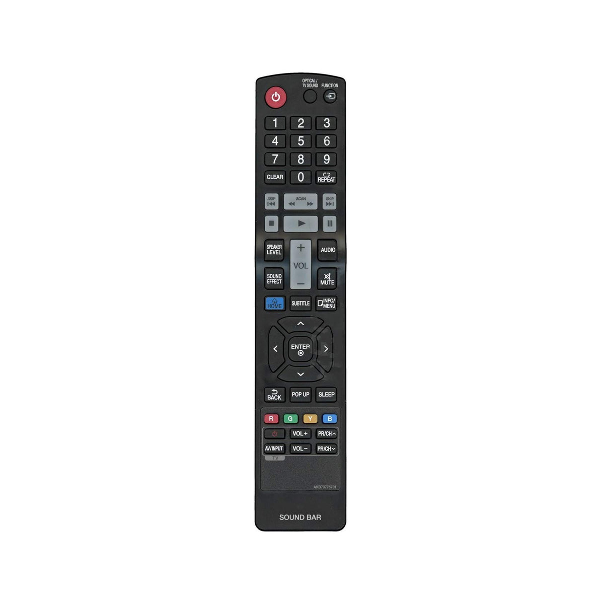 New AKB73775701 Soundbar Replaced Remote Control fit for LG Sound Bar Speaker System NB3730A NB3740 NB3732A NB3730A-NB NB3730ANB S33A1-D S34A1-D