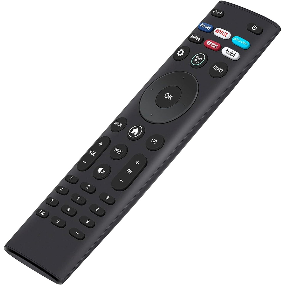 BESIA Universal TV Remote XRT-140 Compatible with All VIZIO LED LCD HD 4K UHD HDR Smart TVs