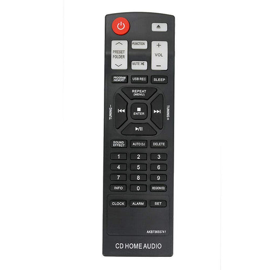New Replacement Remote AKB73655741 for CD Home Audio Mini Hi-Fi System LG CM4550 CMS4550W CM4350